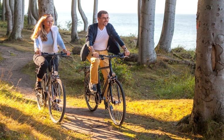 Radfahren im Nienhäger Gespensterwald